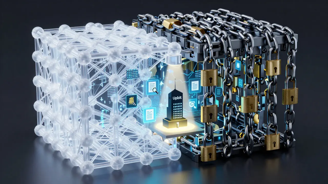 Blockchain structure being locked by regulatory chains under scrutiny