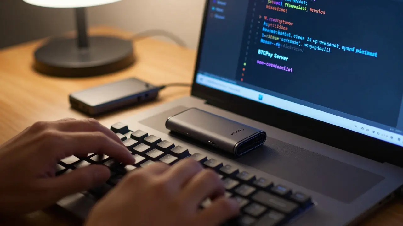 Developer integrating non-custodial bitcoin payments