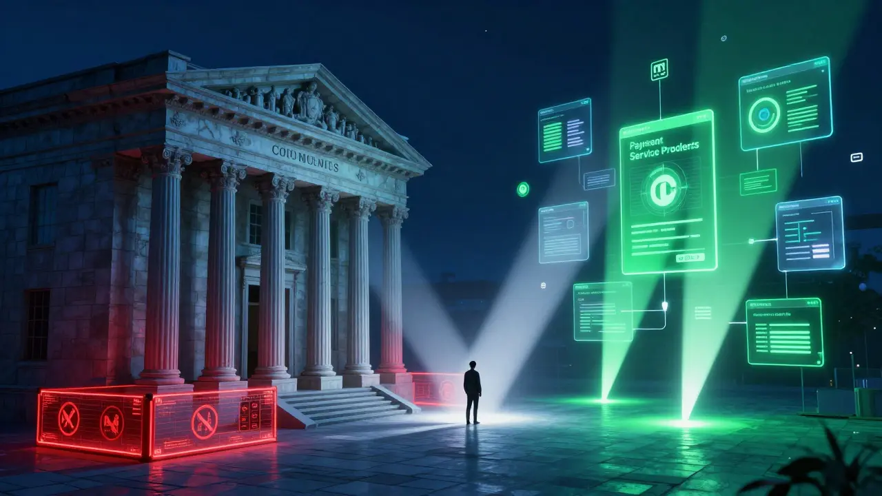 Digital art of bank bans vs fintech surveillance
