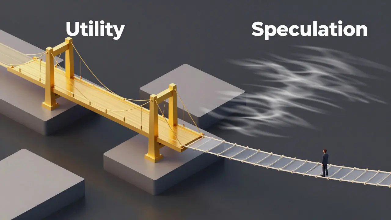 Sturdy bridge vs flimsy rope bridge financial metaphor
