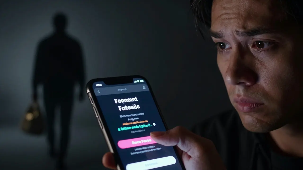 User facing failed crypto transactions on mobile device