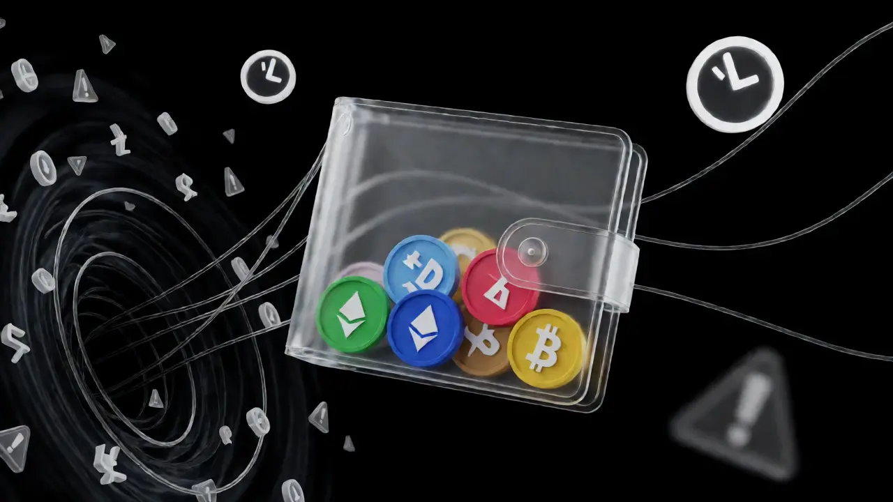 Digital wallet draining funds via phishing connections