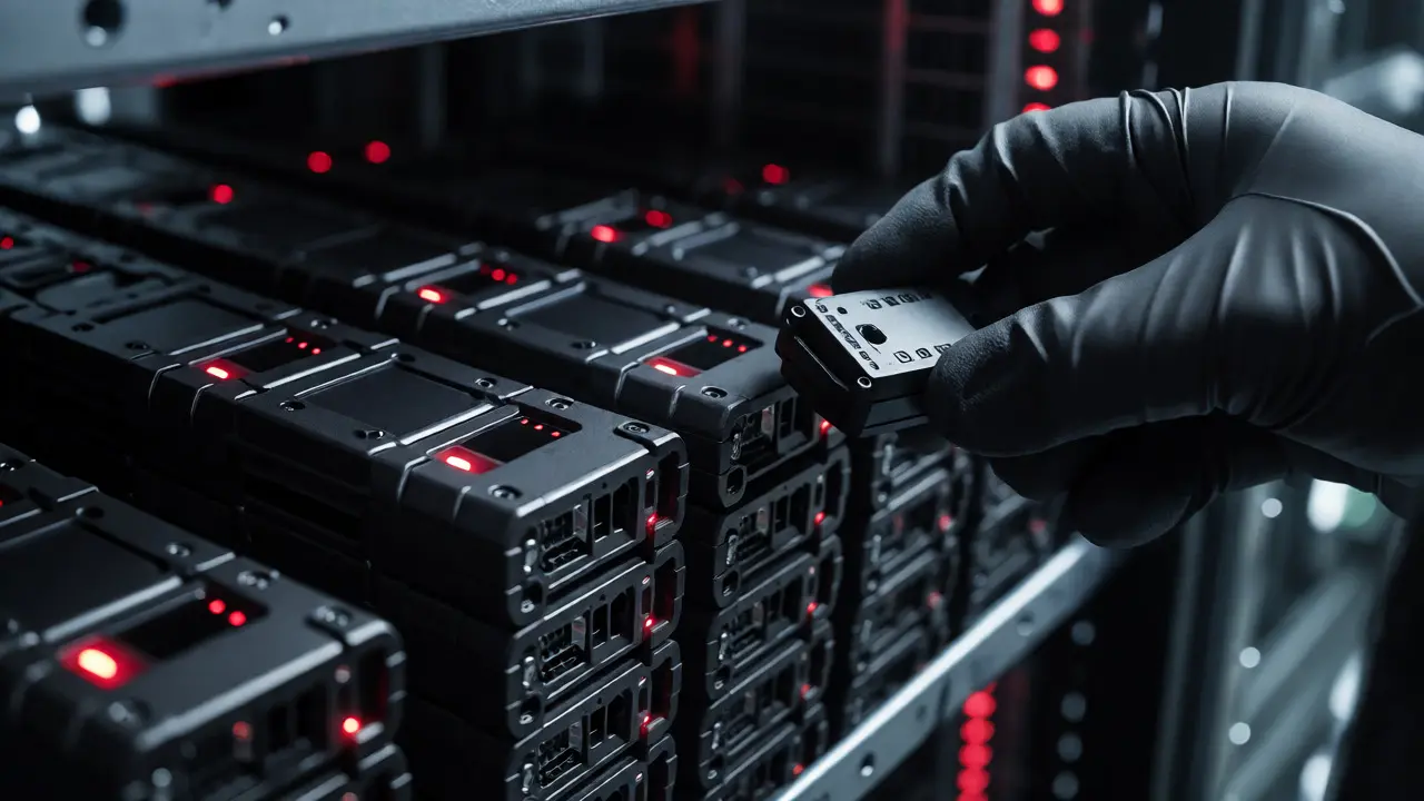 Secure hardware wallets in a vault illustrating Japan's 95% cold storage rule.